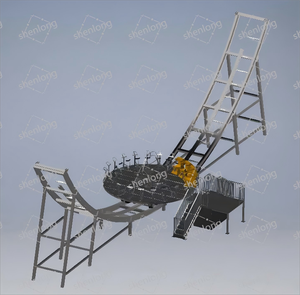 เครื่องเล่นสวนสนุกแบบยูเอฟโอหมุนได้32ที่นั่งพร้อมไฟ LED - Product Image 2