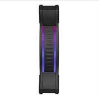 Ventilateur silencieux PWM Cooler Master MF140 Halo ARGB 14 cm RGB 5V/3 broches pour boîtier d'ordinateur, refroidisseur de processeur PC, refroidissement par eau 140 mm, remplace les ventilateurs