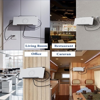 Support mural pour routeur DAIER Starlink Gen 3, routeur maillé, alimentation 2-en-1, kit métallique blanc, antichoc, anti-chute, intérieur