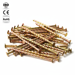 Clavos para Pisos con Cabeza en Espiral/Giratoria, Galvanizados/Cubiertos de Zinc Azul, para Pisos de <span class=keywords><strong>Madera</strong></span>, 2.5mm 3.5mm 4mm 4.5mm 5mm 5.5mm 6mm - Product Image 1