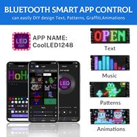 Panneau de destination LED de bus intelligent panneau d'image personnalisé écran LED portable pour voiture