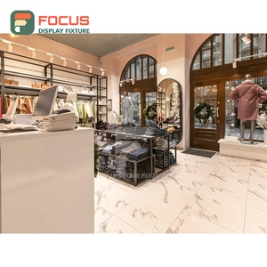 High Quality Retail Shop Solid Wood Display Counter Full Service Clothing Store - Product Image 6