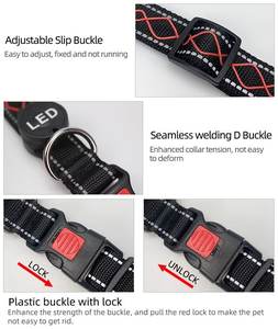 Groothandel Mode Hond & Kat Training Loden Riem Set Sterk Heavy Duty Touw Met Oplaadbare Lichte <span class=keywords><strong>Cartoon</strong></span> Stijl Hondenhalsband - Product Image 6