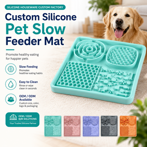 Alas Silikon Anti Selip YMS Wholesale untuk Kucing dan Anjing, Tempat Makan Hewan Peliharaan dengan Suction Cup, Mangkuk & Tempat Makan Hewan Peliharaan - Product Image 5
