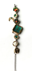 Orologio Bracciale Charm Zoryn |   Orologio Retrò con Dettagli <span class=keywords><strong>Barocchi</strong></span> in Oro Antico, Movimento al Quarzo con Strass di Lusso, Resistente all'Acqua fino a 20m - Product Image 2