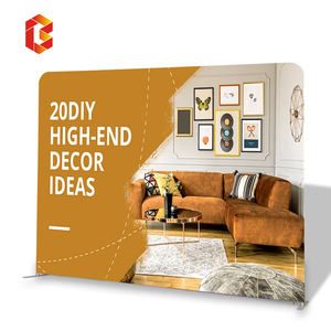 Лидер продаж, готовый к использованию фон для фотобудки с Натяжной печатью, без дизайна, быстрая доставка, 7 дней, дисплей из Натяжной ткани - Product Image 1