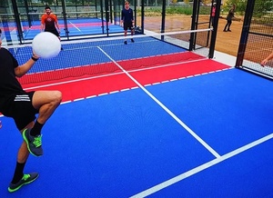 Cancha de Padbol con Certificado CE, Nueva y Exclusiva Cancha de Padbol para Deportes al Aire Libre e Interior, Cancha de Fútbol para 5 Personas - Product Image 3