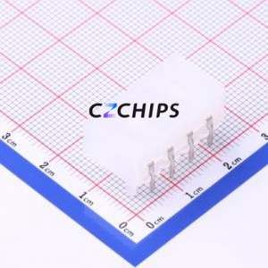 X5050WR-04S-N2SN Wire-to-Board Pin Header Bent Lead Through Hole,P=5.08mm Connector 1x4P 5.08mm Right Angle Insert 4P - Product Image 2