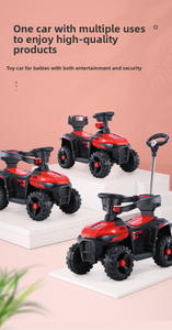 नई आउटडोर रिमोट कंट्रोल ऑफ-रोड खिलौना कार 2-5 साल के पुरुषों और महिलाओं के बच्चों की बैटरी कार चार पहिया वाहन - Product Image 6