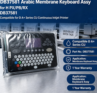 Clavier à membrane arabe DB37581 compatible avec les imprimantes à jet d'encre continu CIJ de la série D A+ - Pièces détachées pour imprimantes CIJ D