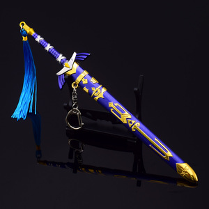 Épée Maîtresse de 23 cm en Métal Non Affûtée de la Légende de <span class=keywords><strong>Zelda</strong></span> Skyward Sword, Décoration de Bureau Faite par les Fans, Objet de Collection en Métal - Product Image 4