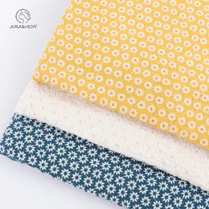 New Design double gauze wholesale cotton muslin fabric embroidered for clothing