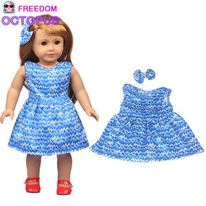 Ropa de muñeca americana dulce de 18 pulgadas <span class=keywords><strong>para</strong></span> nuevas niñas, Mini modelo de moda de juguete en plástico, accesorios de moda <span class=keywords><strong>para</strong></span> niñas recién nacidas - Product Image 6