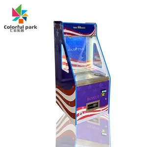 Zilveren Valt Arcade Coin Pusher Kwart Slide Machines Voor Game Center
