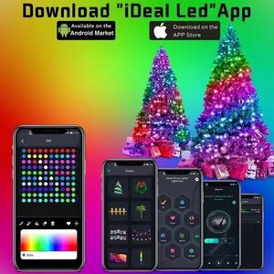Không thấm nước trong nhà/ngoài trời nhà thông minh LED RGB đèn giáng sinh âm nhạc USB/wifi từ xa ứng dụng điều khiển Cổ Tích chuỗi Lights đối với vườn - Product Image 3