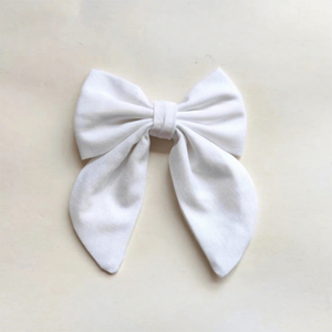 Pinza para el <span class=keywords><strong>pelo</strong></span> de lino original con lazo grande estilo marinero, lazo neutro para el <span class=keywords><strong>pelo</strong></span>, pinza de cocodrilo o lazo tipo botella, accesorios - Product Image 3