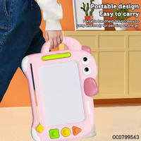 Dibujo borrable portátil colorido mágico hogar magnético regalos educativos pintura almohadillas de aprendizaje tablero de dibujo para niños Juguetes