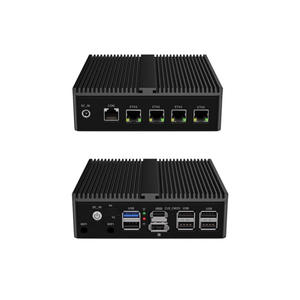 BKHD ODM VPN G30W G31F Quad Core sin ventilador con ventiladores Soft Router Celeron J6412 4x2,5G Lan Firewall HDMI Mikrotik Pfsense <span class=keywords><strong>Server</strong></span> - Product Image 1