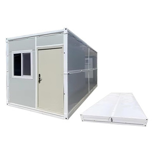Unità abitativa pieghevole dal vivo camere mobili Wpc pannello <span class=keywords><strong>a</strong></span> parete piatto pieghevole casa contenitore - Product Image 1