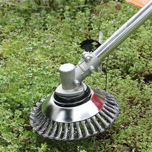 Tête de coupe-bordures en fil d'acier de 6, 8 et 10 pouces pour désherbeur de jardin, lame de tondeuse à gazon, outil de désherbage électrique - Product Image 2