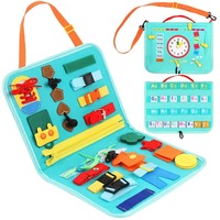 Produits éducatifs précoces intelligents Jouets et compétences de coordination des yeux et des mains Nouveau livre d'activité de conception de sac pour tout-petits enfants