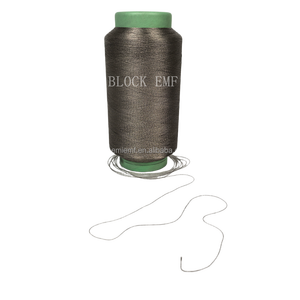 <span class=keywords><strong>Fil</strong></span> à broder en métal argenté de haute qualité, <span class=keywords><strong>fibre</strong></span> en acier inoxydable 316l, <span class=keywords><strong>fil</strong></span> métallique conducteur <span class=keywords><strong>pour</strong></span> le tricot - Product Image 2