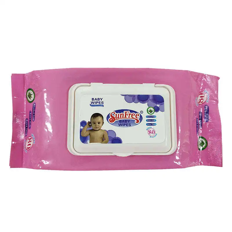 Sunfree Disposable Biodegradable Soft Dry Baby Wipes Best Price and Top Quality Eco friendly organic baby wipes