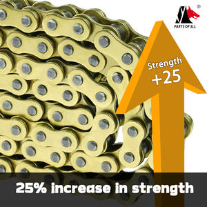 Цепочка для модификации и модернизации мотоцикла, Золотая сальник 428HO, утолщенная и Высококачественная цепь для мотоцикла - Product Image 5