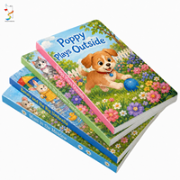 Impression de livres cartonnés pour bébés personnalisés OEM avec coins arrondis, service d'impression de livres d'histoires pour enfants, impression uniquement