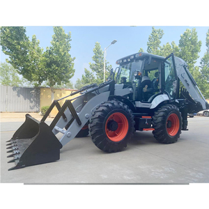 Phía Trước 4 Bánh Xe Ổ Đĩa Mới <span class=keywords><strong>Backhoe</strong></span> Và Loader Máy Kéo <span class=keywords><strong>Backhoe</strong></span> Máy Xúc Phím Điều Khiển <span class=keywords><strong>4X4</strong></span> Máy Kéo <span class=keywords><strong>Backhoe</strong></span> Cho Bán - Product Image 3