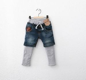 Ropa Infantil al por Mayor, Jeans para Niños con Bajo Elástico, Última Moda - Product Image 2