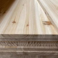 Deeply Carbonized Spruce Timber Solid Wood Board Custom Size Decorative Wood Panel