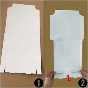 กล่องพิซซ่าลูกฟูกสีขาวพรีเมียมขนาด 14 นิ้ว กล่องใส่อาหารแบบนำกลับบ้าน <span class=keywords><strong>ต</strong></span>กแ<span class=keywords><strong>ต</strong></span>่งเองได้สำหรับกล่องของขวัญ - Product Image 6