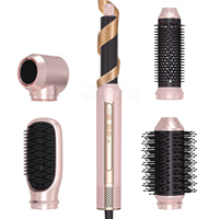 Styler capillaire électrique 6-en-1 Phenitech, peigne à air chaud haute vitesse, lisseur et fer à boucler professionnels, produits de massage