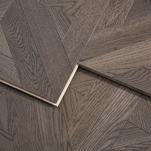 Parquet en chêne brossé multicouche FSC, couleur noyer personnalisée, qualité AB, durable, système T&G, 15 mm, fabriqué en Chine, pour supermarchés - Product Image 2