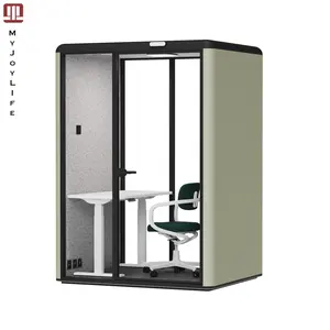 Metal Acoustic Insulation Telephone Booth Used For Indoor Vocal Studio Booth Portable Office Meeting Pod