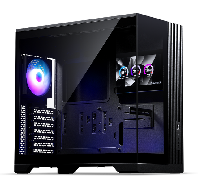 2026 New Arrival XT V5 LCD With LCD-IPS Screen Support 360mm Water Cooler ATX /Micro-ATX/Mini-ITX Motherboard Mid-Tower Case