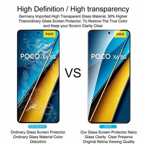 Verre trempé HD pour Xiaomi POCO C40 C55 C61 X7 F6 X6 X5 X4 F5, protection d'écran pour Xiaomi 15 14T 13 13T 12 11 10 9 8 <span class=keywords><strong>Pro</strong></span> Film - Product Image 4