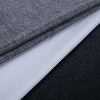 Tissu liant thermique certifié Oeko Tex Microdot non tissé fusible double point PES gomme adhésive interlignage pour tissu