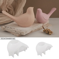 DIY Cristal Résine Ciment Plâtre Oiseau Figurine et Pot De Fleur Forme Fleur Moule Grandes et Petites Tailles pour Gypse Gâteau Outil