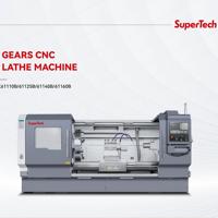Tour CNC CK61110B pour l'usinage de boîtes de vitesses lourdes de machines d'ingénierie
