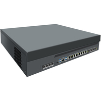 Serveur 2U Rackmount avec 8 ports LAN 2.5G, 2, 4, 8, 10G, 25G, 100G SFP/SFP+, LGA 1700, processeurs I3, I5, I7, I9, OpenSense, Mikrotik, 96 Go DDR5, ISP, B760, pare-feu Pfsense