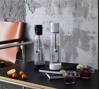 Mini bouteille d'eau en plastique, ml, OEM, ODM sans BPA, machine à eau portable pour soda, vente en gros