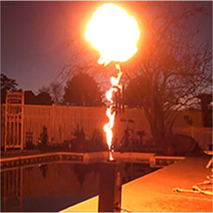 Chengwen Chất lượng cao DMX 512 đặc biệt hiệu ứng sân khấu flamethrower lục giác mô hình mới nhất phù hợp cho buổi biểu diễn cảnh ngoài trời - Product Image 6