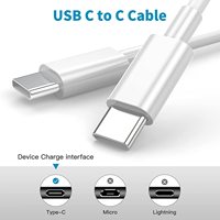 Câble de données USB-C vers 8 broches PD 20W avec conducteur en cuivre pur pour iPhone 12 Pro Max, compatible avec les modèles 11/12/13/14/15/16 Pro Max et ordinateurs
