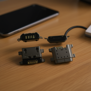 Adaptador y Conector de Carga Micro-USB Tipo CC27 para Teléfono Móvil Vivo Y85 - Product Image 3