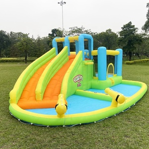 OEM Lâu Đài Bouncy Bơm Hơi Thương Mại Nổi Bật Trượt Nước Bouncy Nhà Bạt Lò Xo Bơm Hơi - Product Image 2