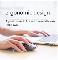 Penjualan Terbaik mouse FV-W502 2.4ghz mouse bercahaya permainan nirkabel mouse senyap isi ulang