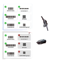 Lecteur de codes à barres QR filaire USB 1D 2D Scanner de codes à barres LED CCD pour supermarché Solutions de point de vente Produit en stock compatible Android