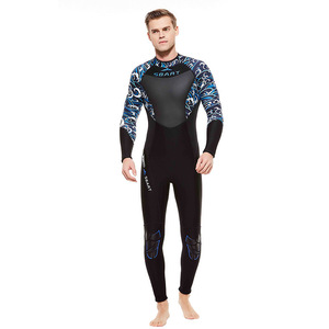 Combinaison de plongée unisexe SBART en néoprène 3 mm à manches longues et col montant pour la plongée, le surf et la natation, combinaison intégrale pour adultes - Product Image 2